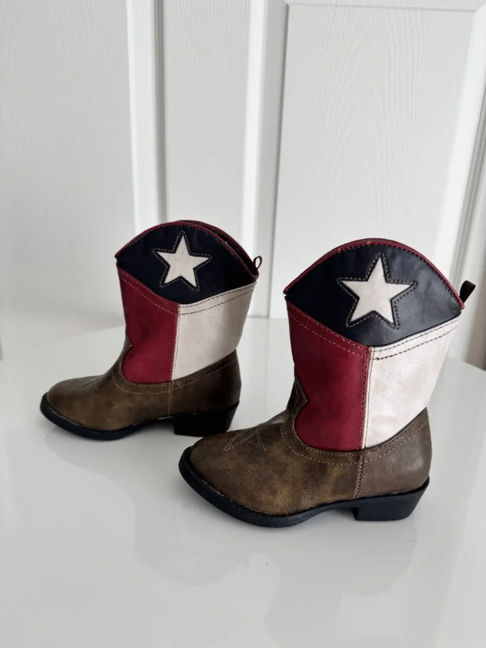 Healthtex Toddler Cowboy/Western Boots - Texas flag, size 7
